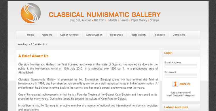 Classical Numismatic Gallery